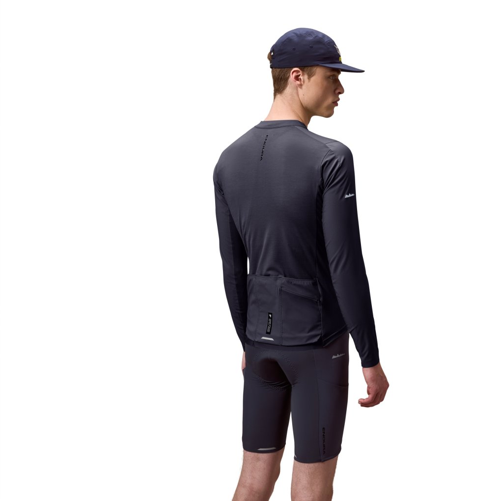 Endura Alltrack Ride Long Sleeve Jersey Men - carbon grey