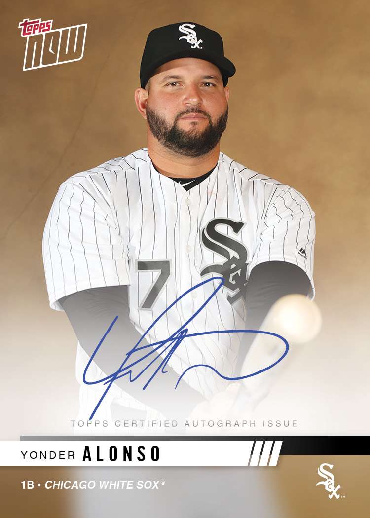 2019 Chicago White Sox TOPPS NOW® Road To Opening Day 17-Card Team Set - Autograph Edition - Print Run: 311