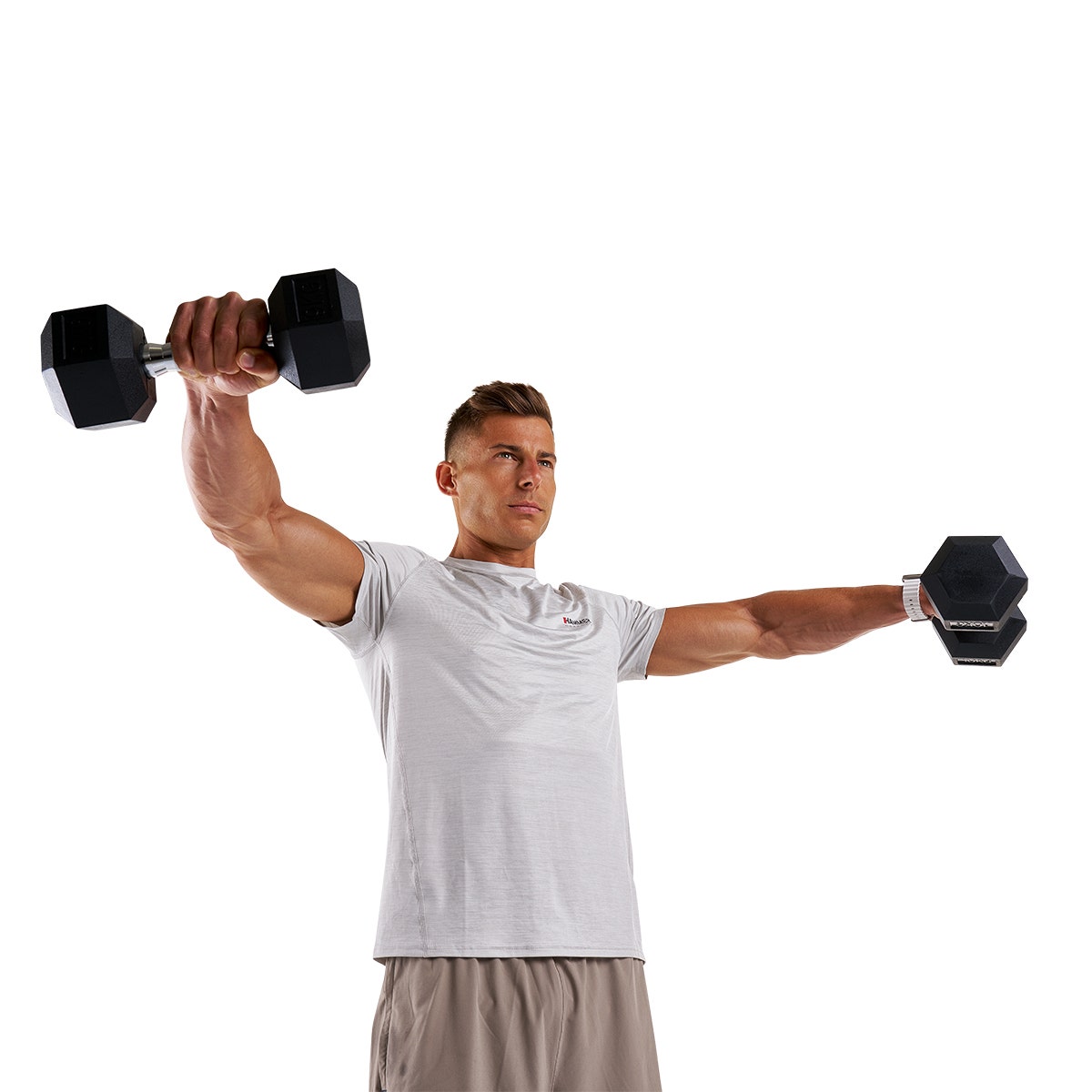 Hexagon compact dumbbells 1 - 30 kg