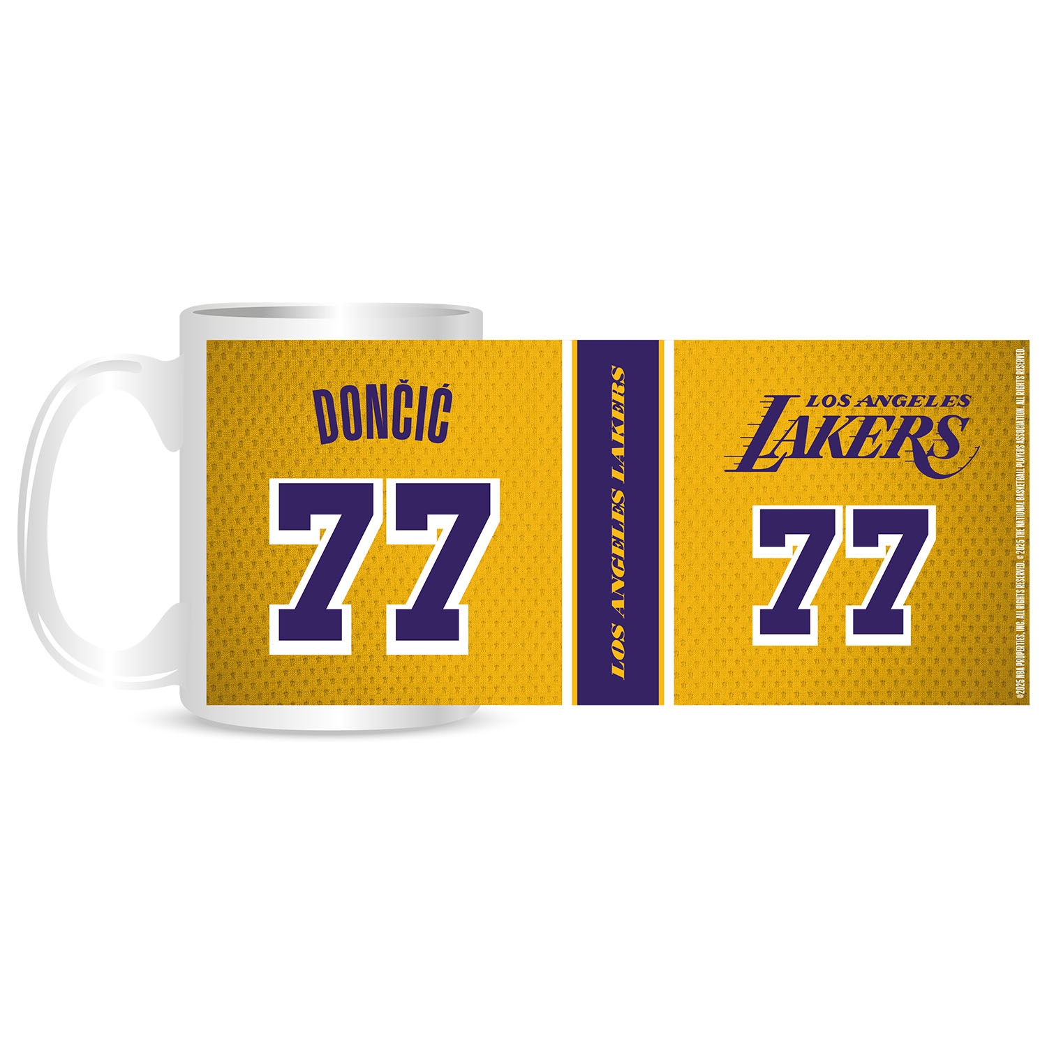 Luka Dončić #77 Los Angeles Lakers NBA Mug (330 ml)