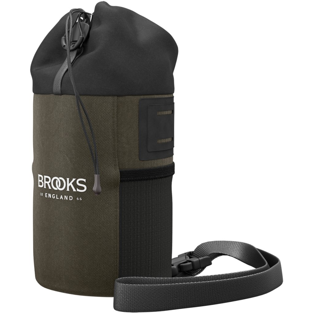 Brooks Scape Feed Pouch Handlebar Bag - mud green