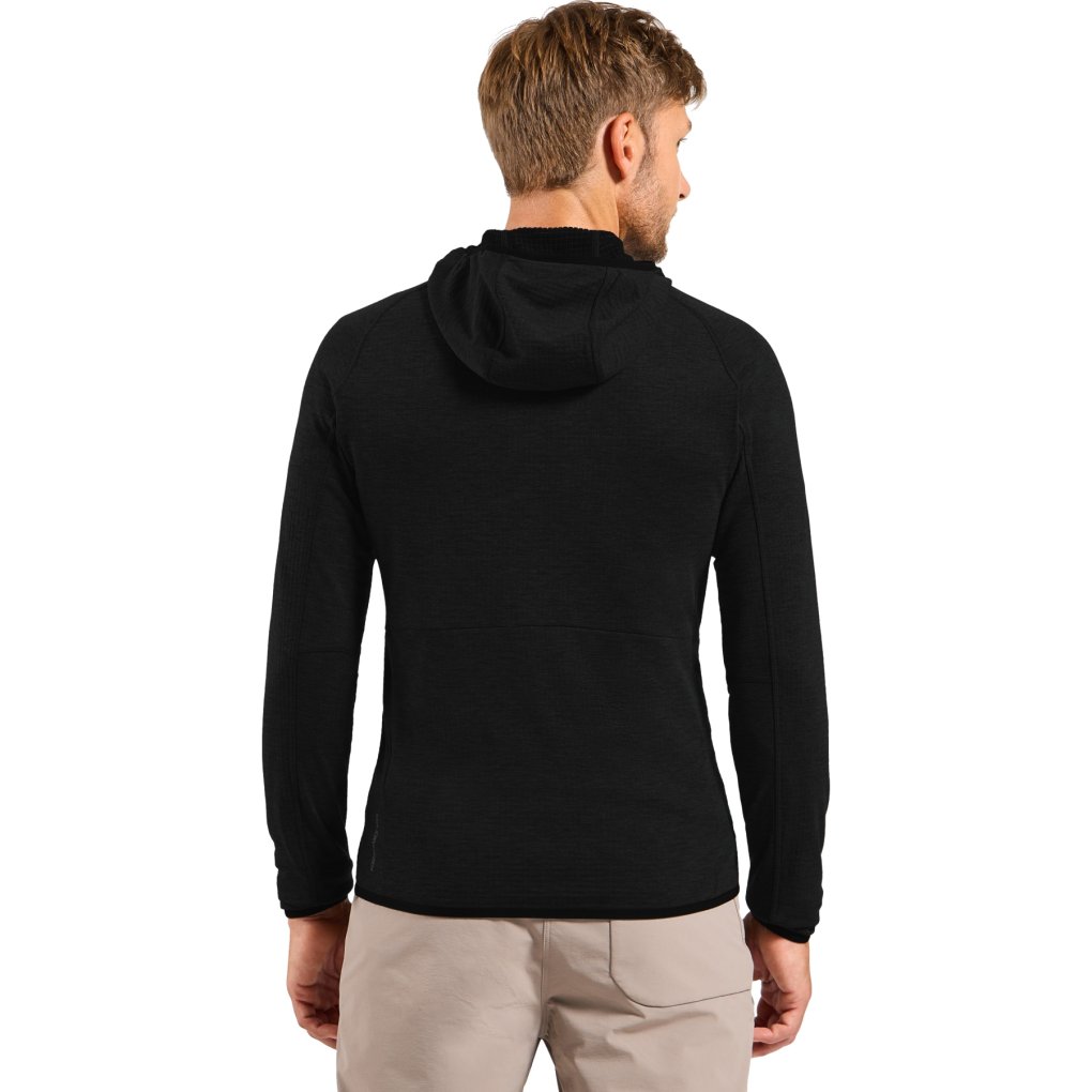 Odlo Ascent Mid Layer Hooded Jacket Men - black