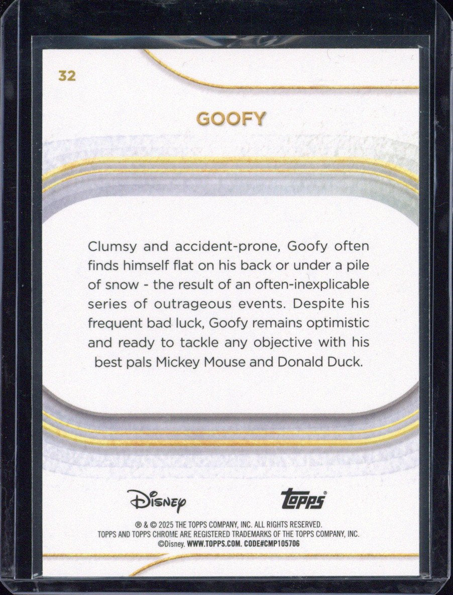 2025 Topps Chrome Disney Goofy /75 #32