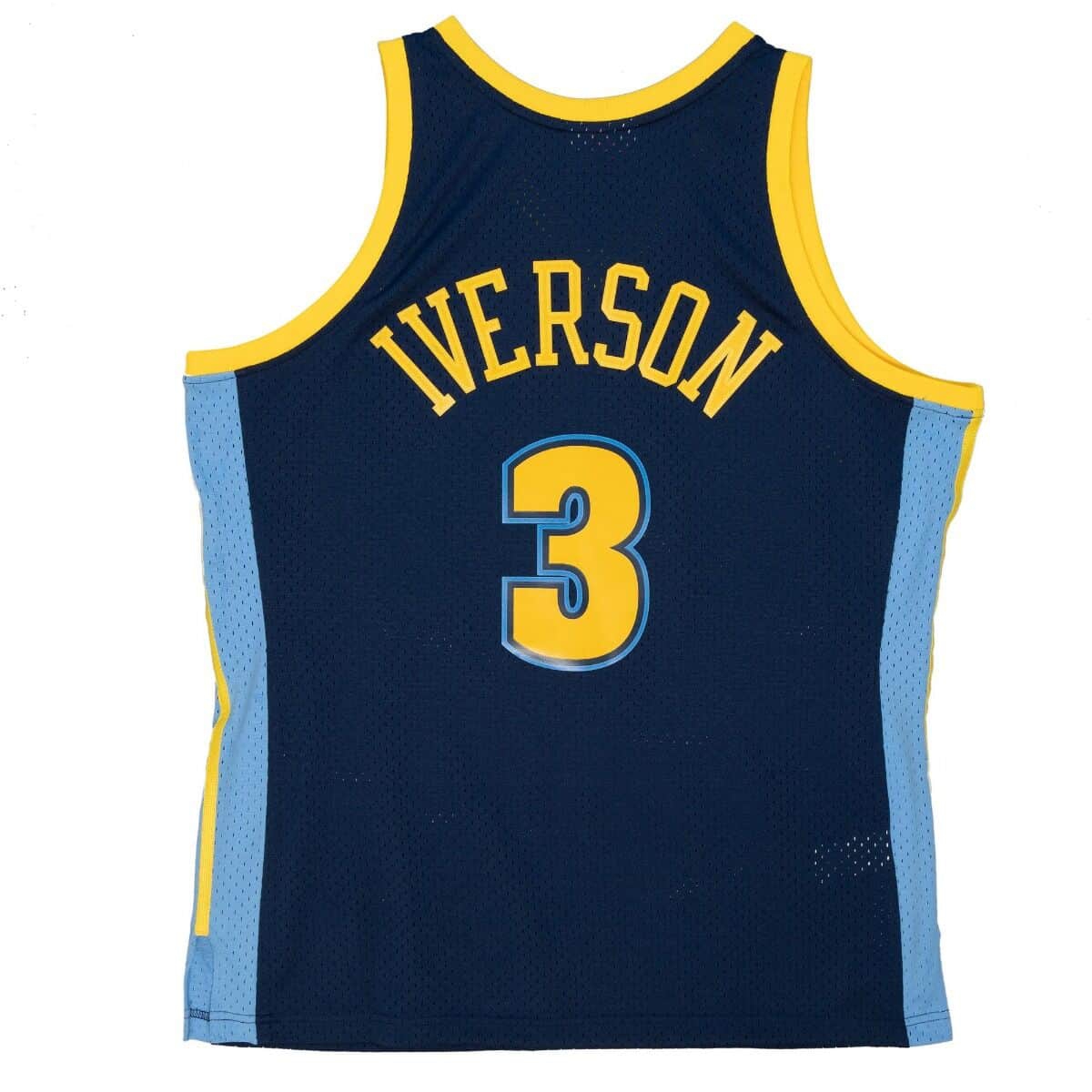 Allen Iverson #3 Denver Nuggets 2006-07 Mitchell & Ness Swingman NBA Jersey Navy
