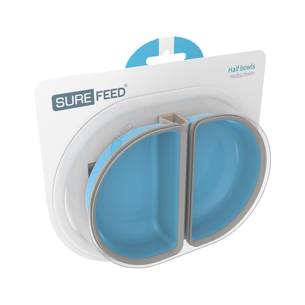 SureFeed Feeding Bowl Half - 4x - Blue