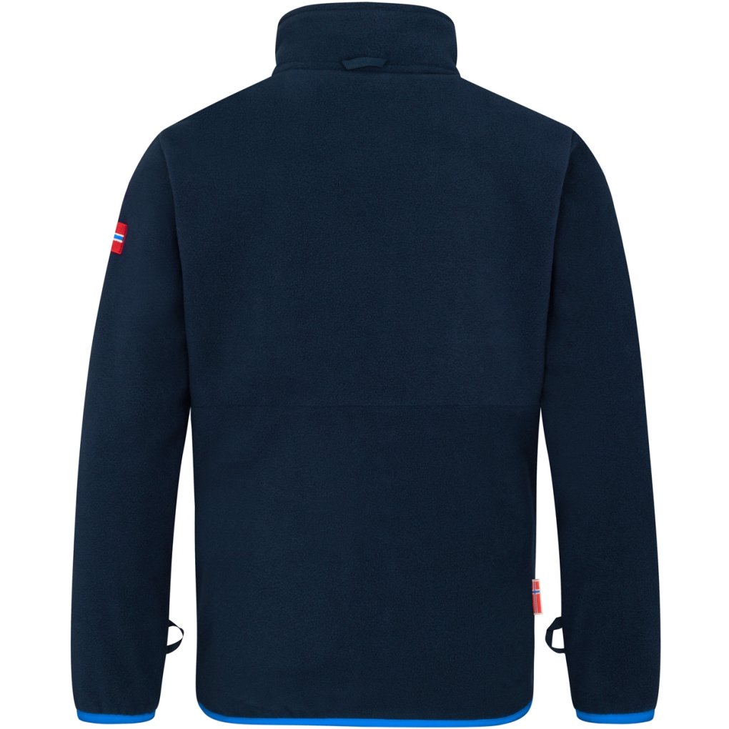 Trollkids Storfjord Fleece Jacket Kids - Navy/Medium Blue