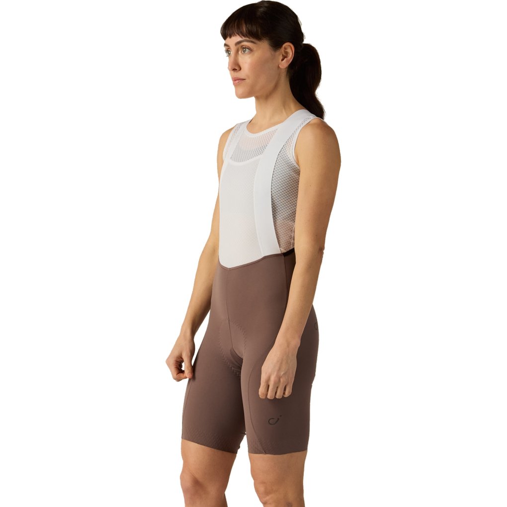 Velocio Luxe Bib Shorts Women - Plum Truffle