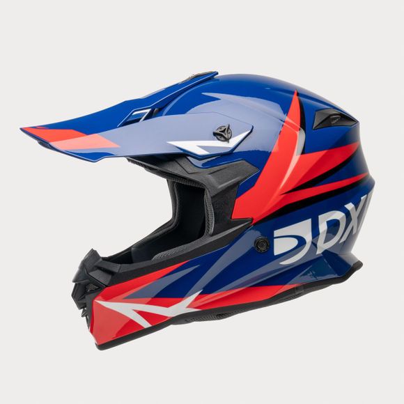 Casque cross DXR ARGESS SCRUB 2026 - Rouge / BleuRef : POV0089