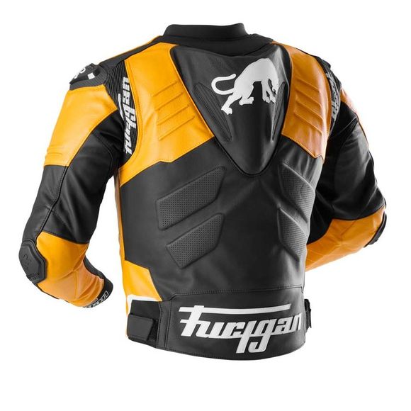 Furygan SIGNATURE 55 Motorcycle Jacket - Black / YellowRef: FU1444