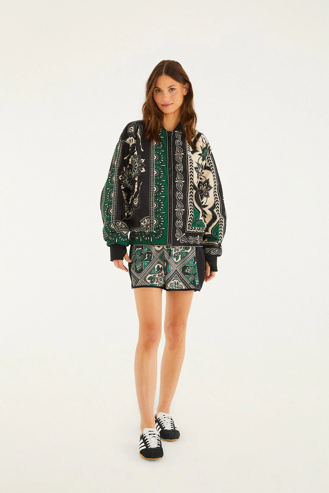 Borboho Scarves Black Adidas Jacket