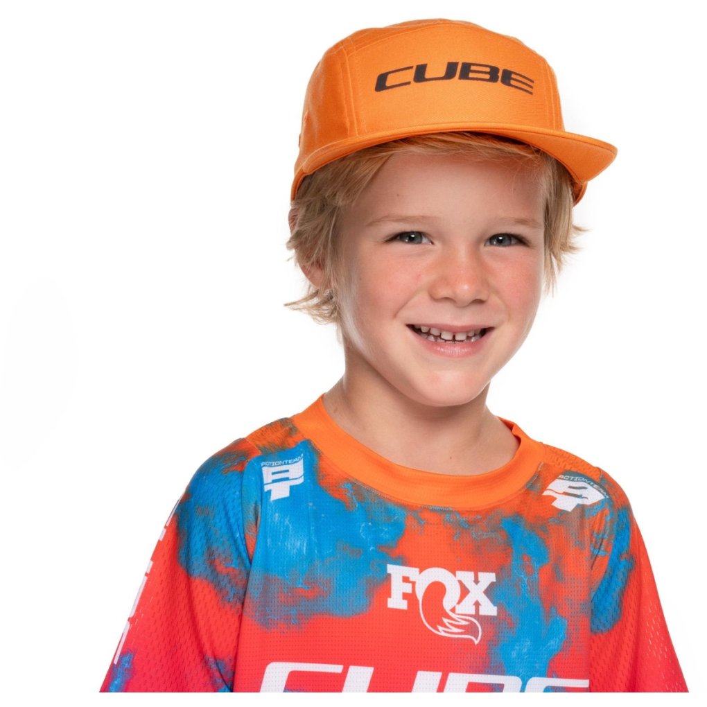 CUBE 5 Panel Rookie Cap Kids - orange