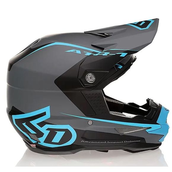 6D Helmets ATR-1 STEALTH 2024 cross helmet - BlueRef: DH0020