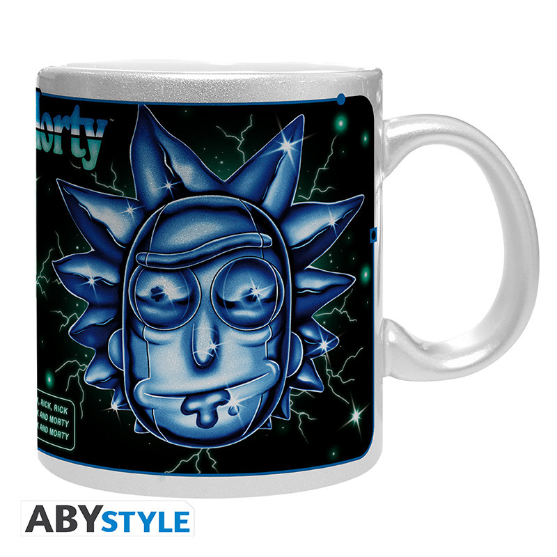 RICK AND MORTY Mug with silver finish Rick & Morty