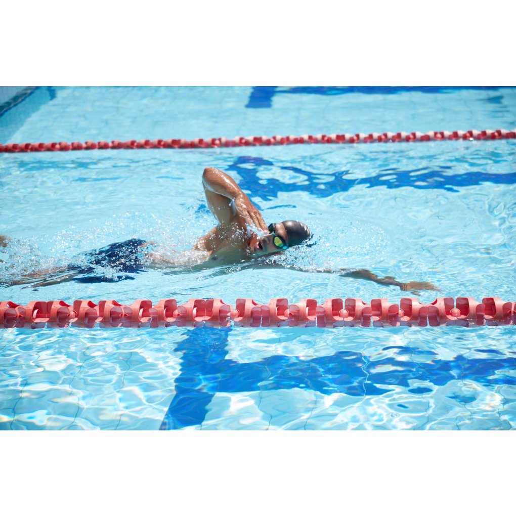 Zoggs Predator Titanium Reactor Swimming Goggles - Regular Fit - Grey/Turqoise - Reactor Titanium