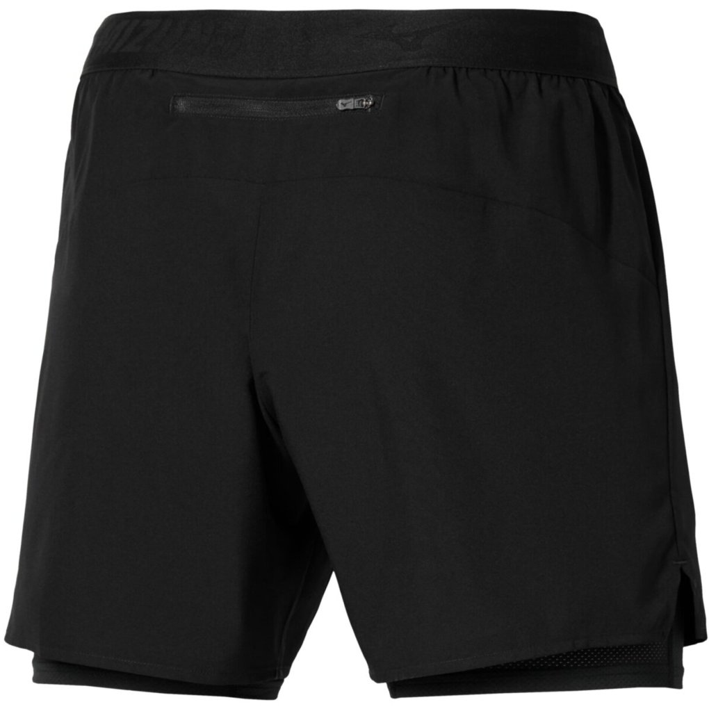 Mizuno Core 5.5 Inches 2-In-1 Running Shorts Men - Black