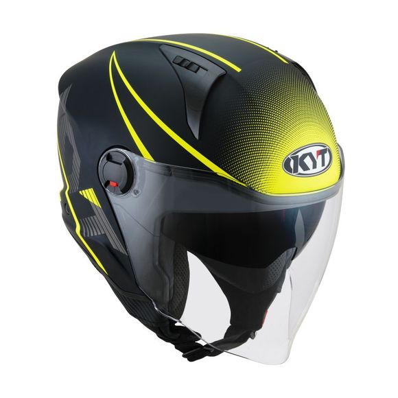KYT D-CITY Jet Helmet - COLORFUL - YellowRef: KYT0134