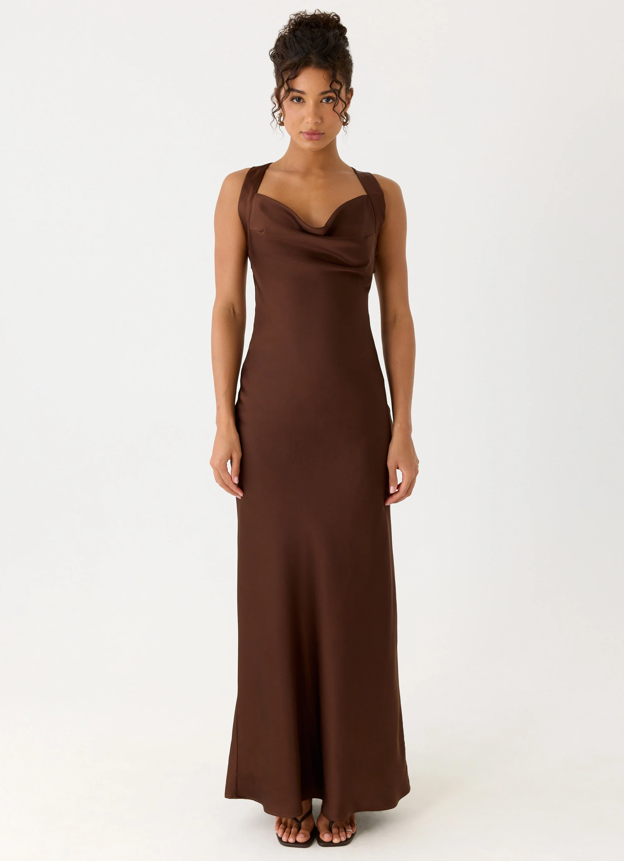 Zandie Maxi Dress - Chocolate Torte