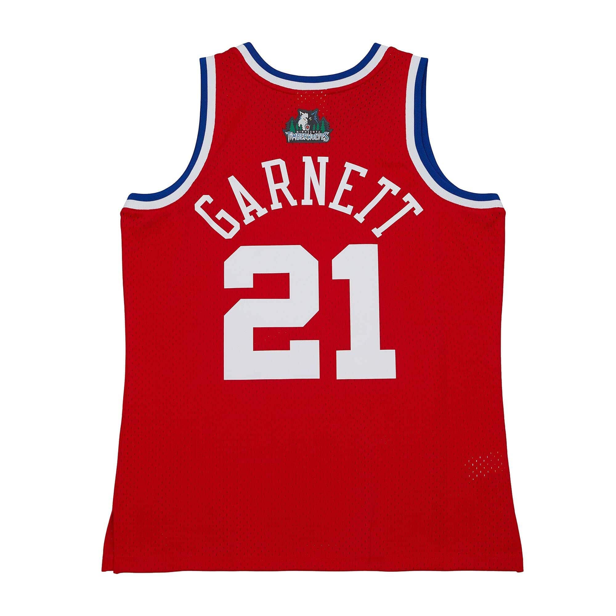 Kevin Garnett #21 2003 NBA All-Star Game Mitchell & Ness Swingman NBA Jersey Red