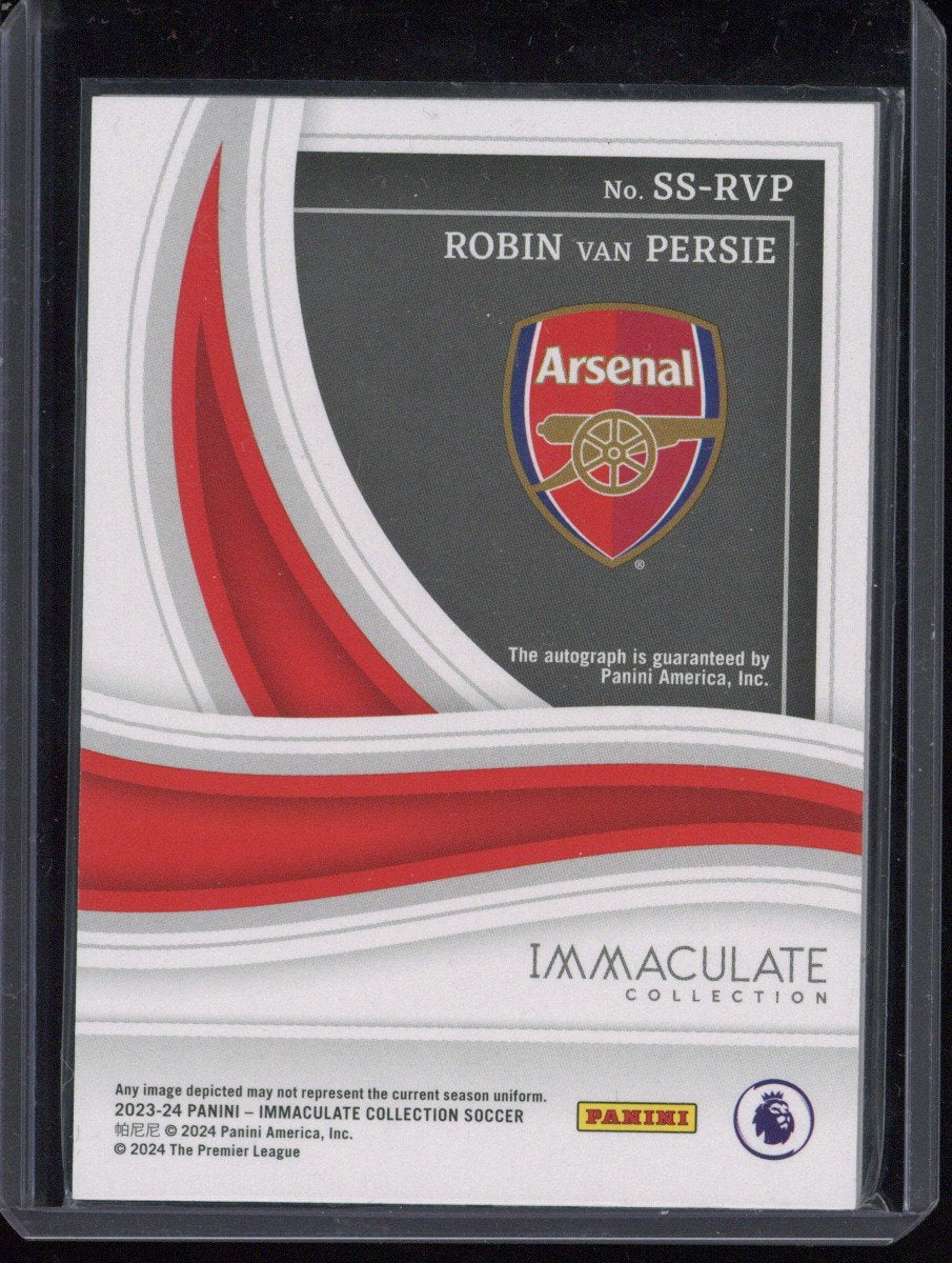 2023-24 Immaculate Robin Van Persie Shadowbox Auto 12/49