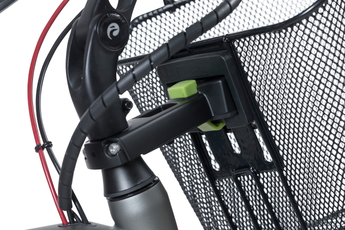 Basil Klickfix Ahead Stem Holder - black