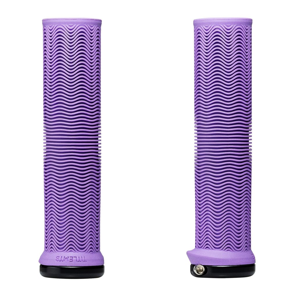 Title L01 Handlebar Grips - MTB | Lock-On - purple