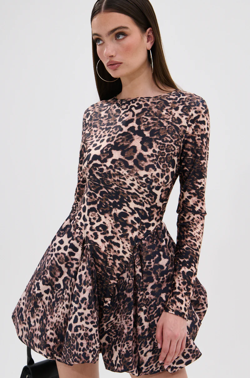 Don'T Mess With Me Printed Mini Dress