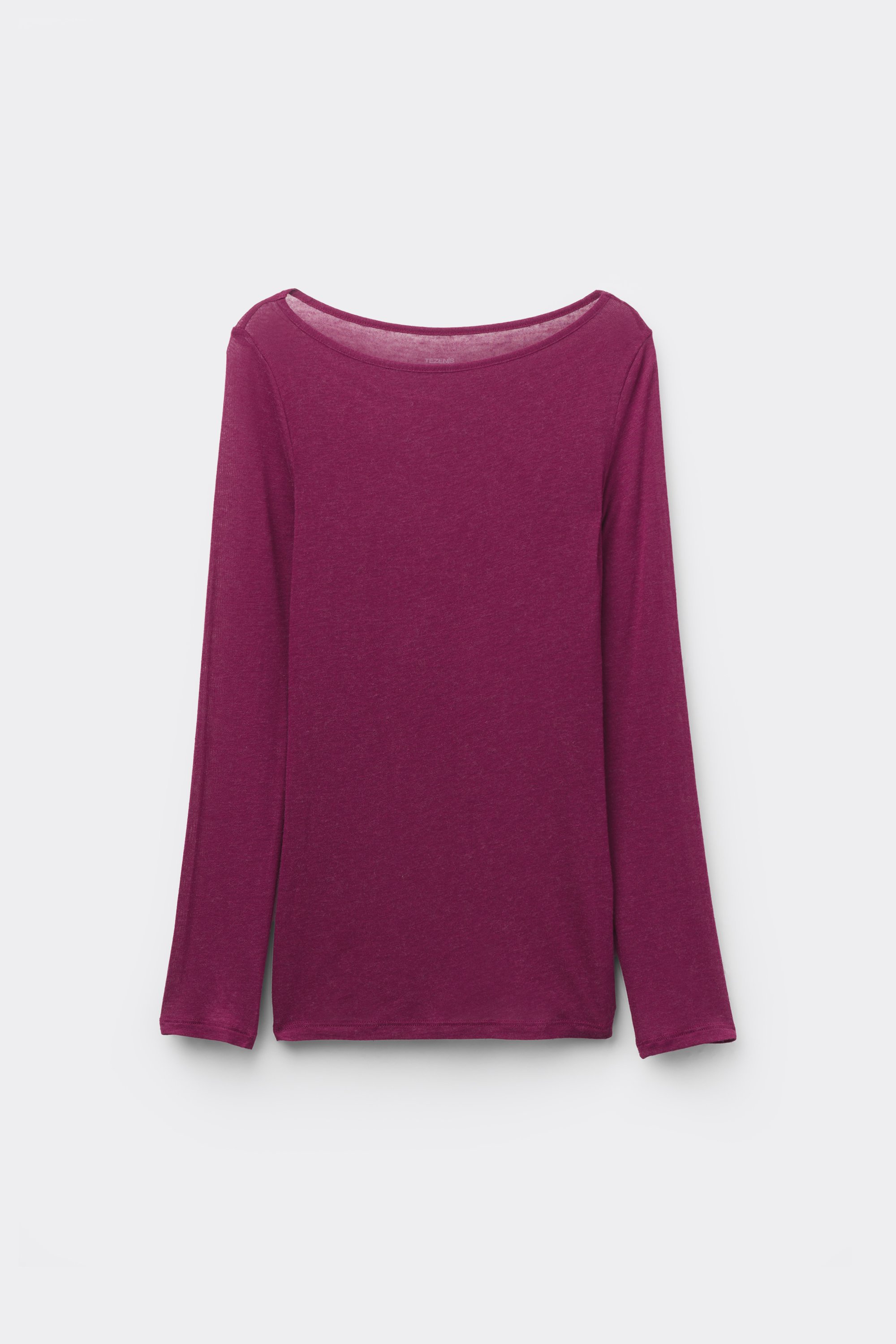 Lightweight Boat Neck Top with Merino Wool