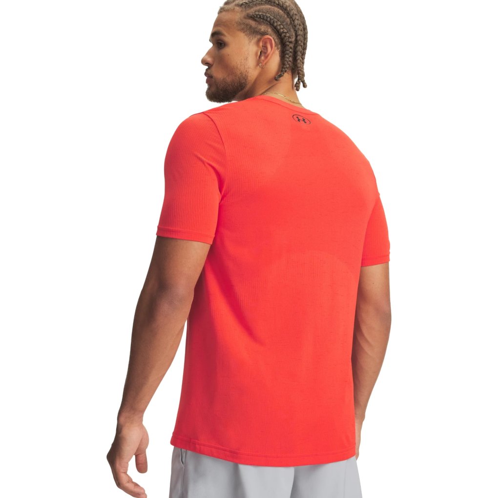 Under Armour UA Vanish Seamless Short Sleeve Shirt Men - Venom Red/Black