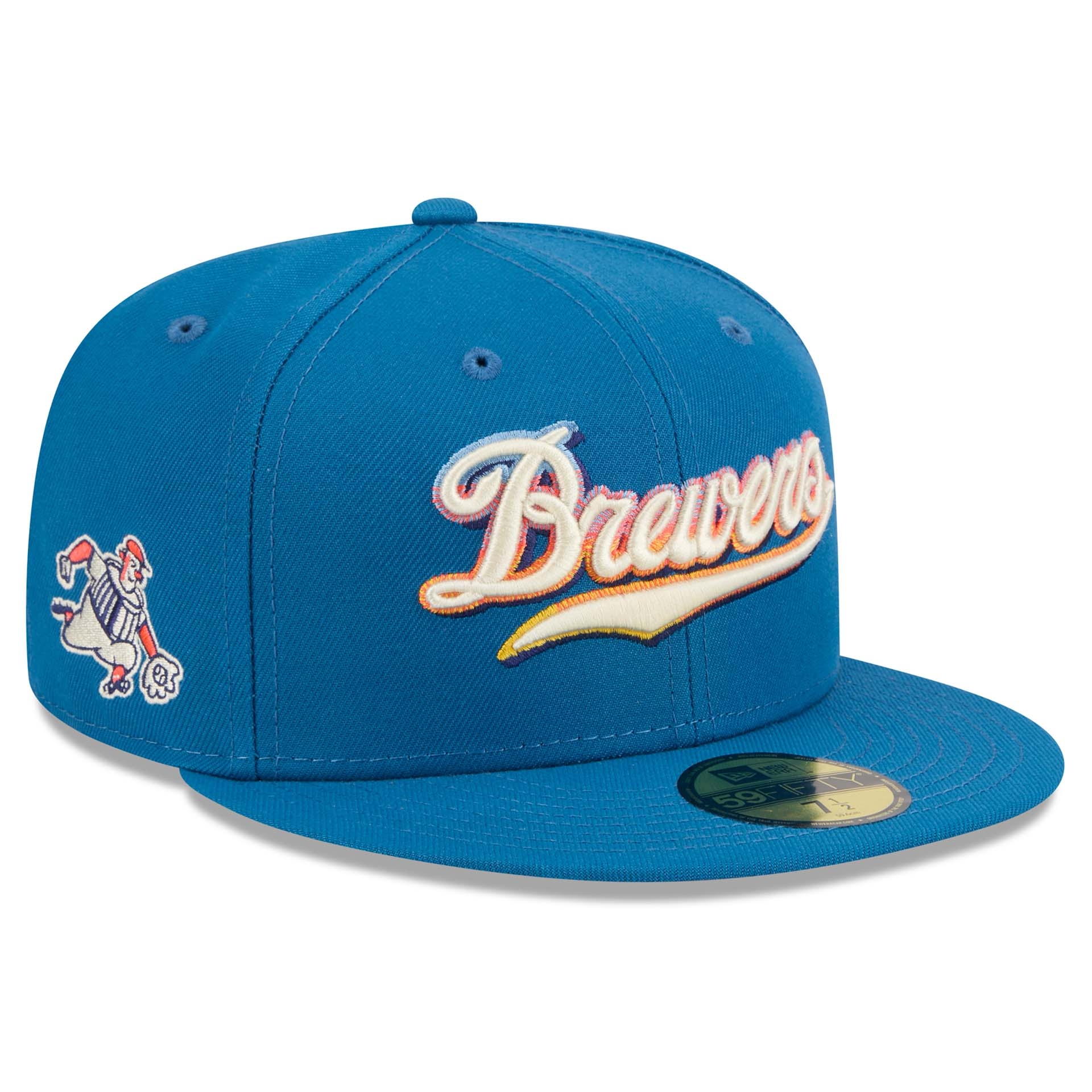 Milwaukee Brewers MLB City Connect Fan Pack 59FIFTY Fitted Cap Blue