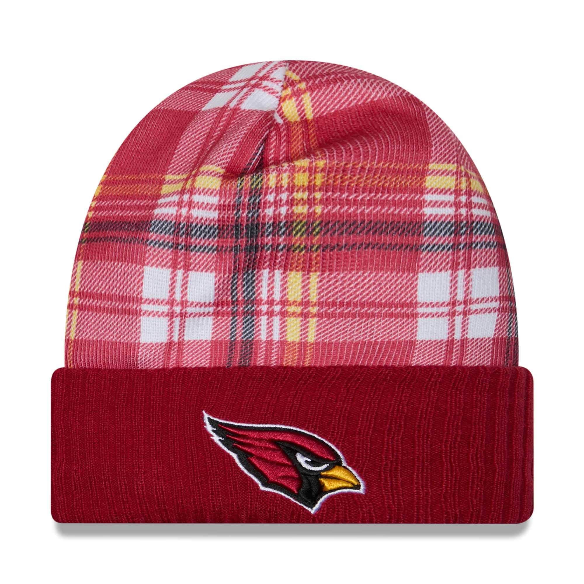 Arizona Cardinals 2024 NFL Sideline Statement New Era Knit Hat Red