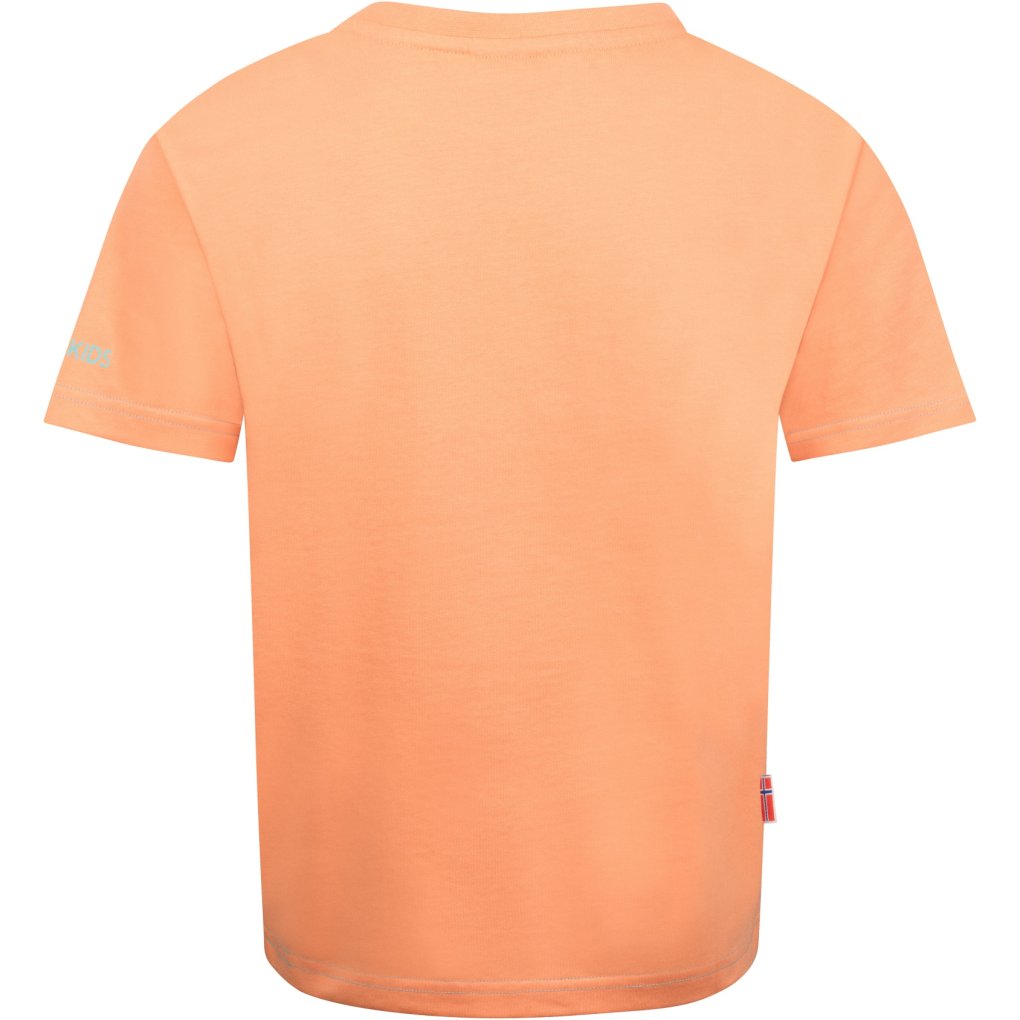 Trollkids Falketind T-Shirt Girls - Coral Haze