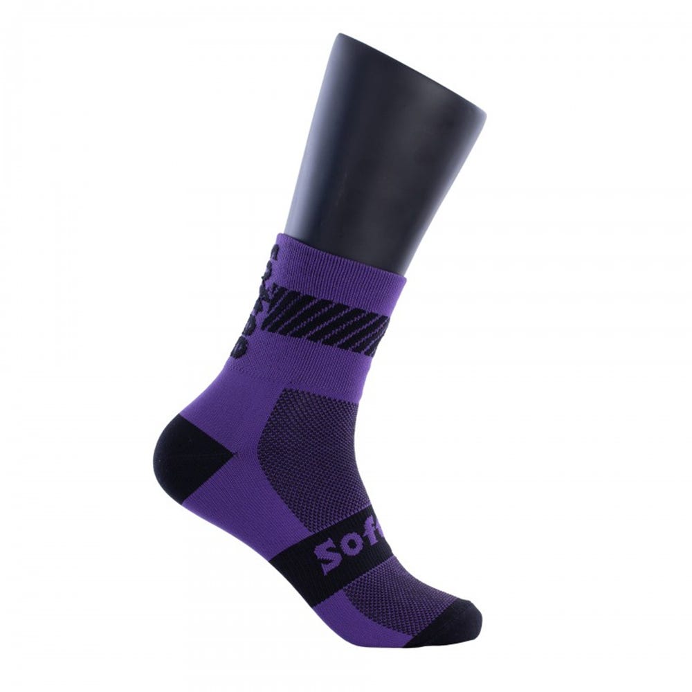 SOFTEE WALK SOCK HALF-ROUND VIOLET