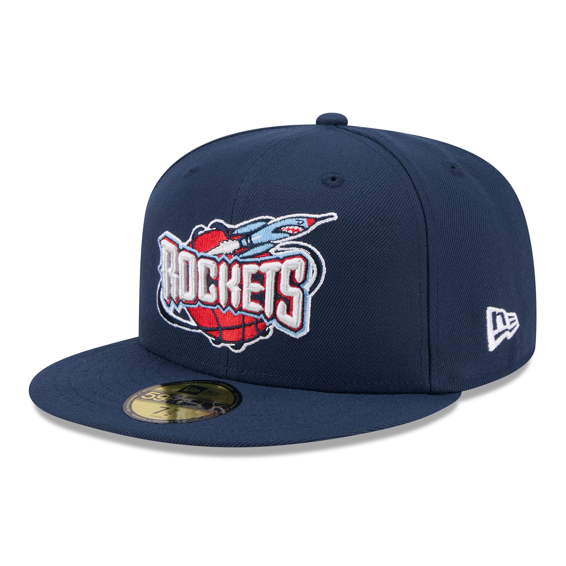 Houston Rockets 1995-2003 Hardwood Classics 59FIFTY Fitted Cap Navy
