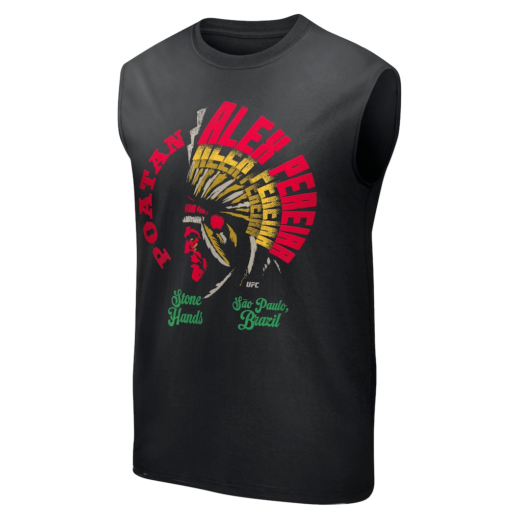 UFC Alex Pereira Poatan Headdress Tank - Black - Mens