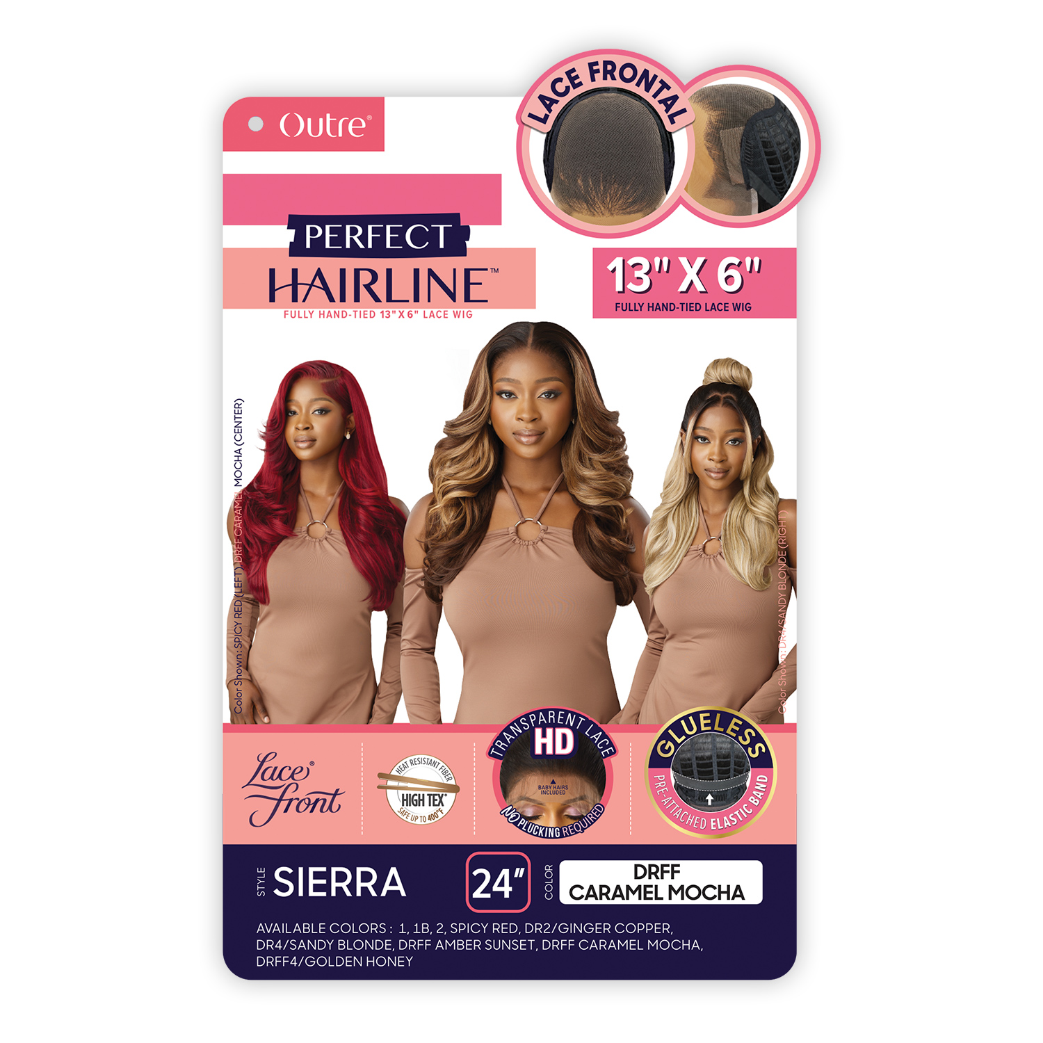 Outre HD Lace Frontal Wig Perfect Hairline Glueless Fully Hand-Tied 13X6 Lace Wig Sierra