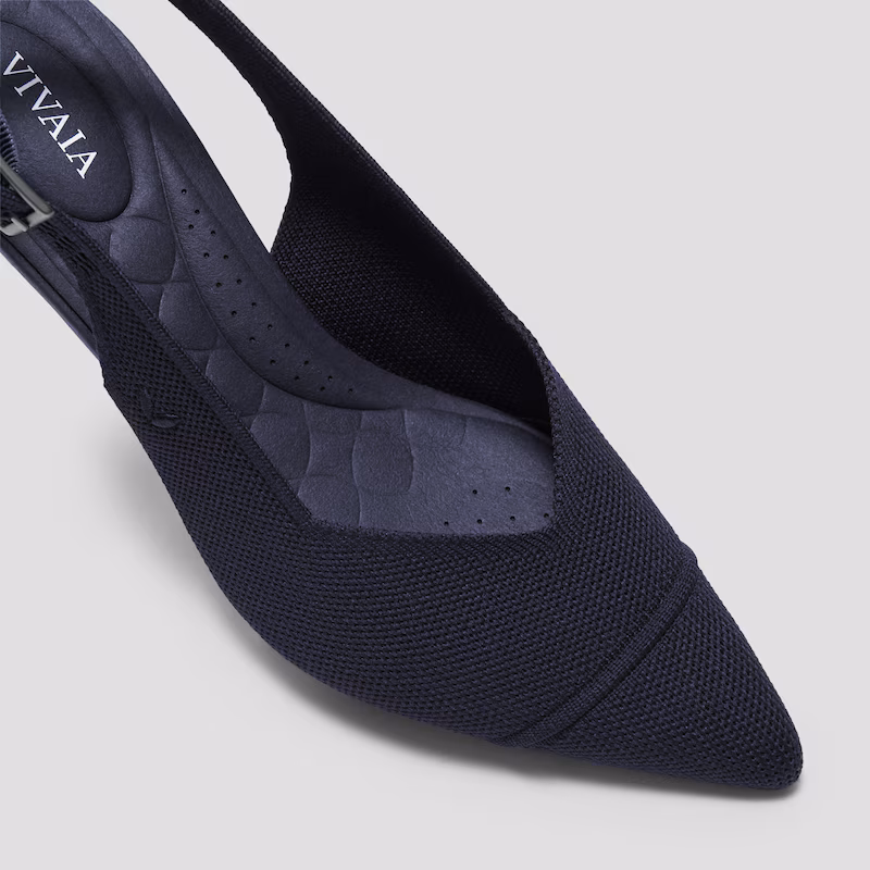Pointed-Toe Slingback Heels (Addison)