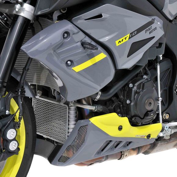 Ecope de radiateur Ermax YAMAHA MT10 - Gris / JauneRef : EM1630