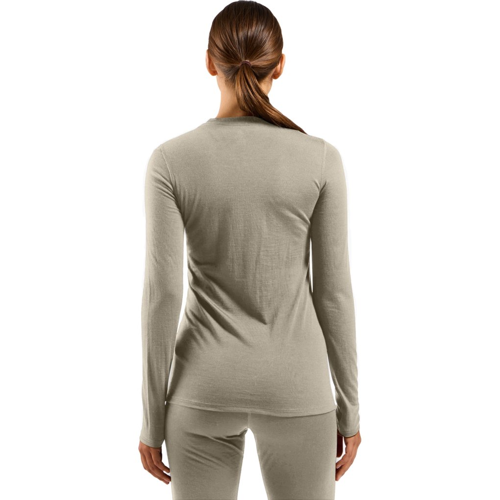 Odlo Merino Light Long Sleeve Base Layer Top Women - agate gray