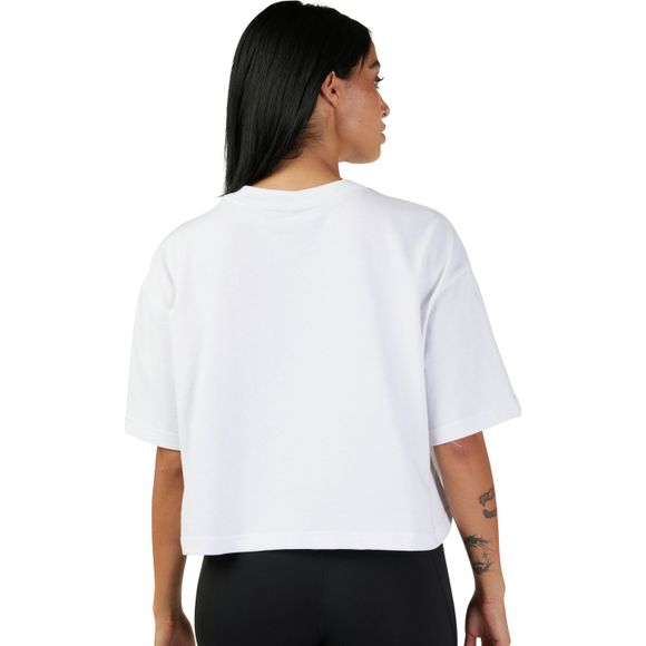 T-Shirt manches courtes Fox WOMEN WORDMARK OS CROP - BlancRef : FX4320