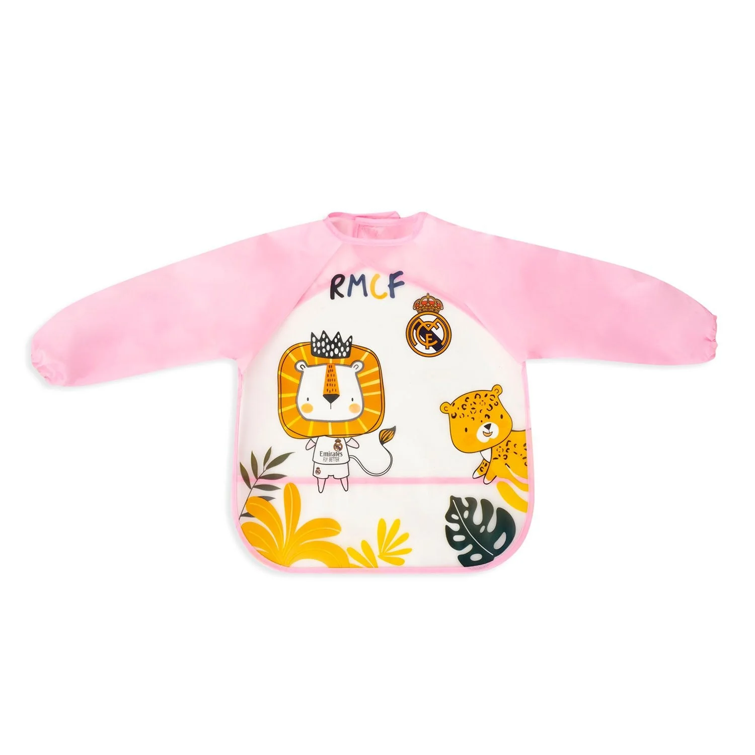 Real Madrid Pink Long-Sleeve Bib