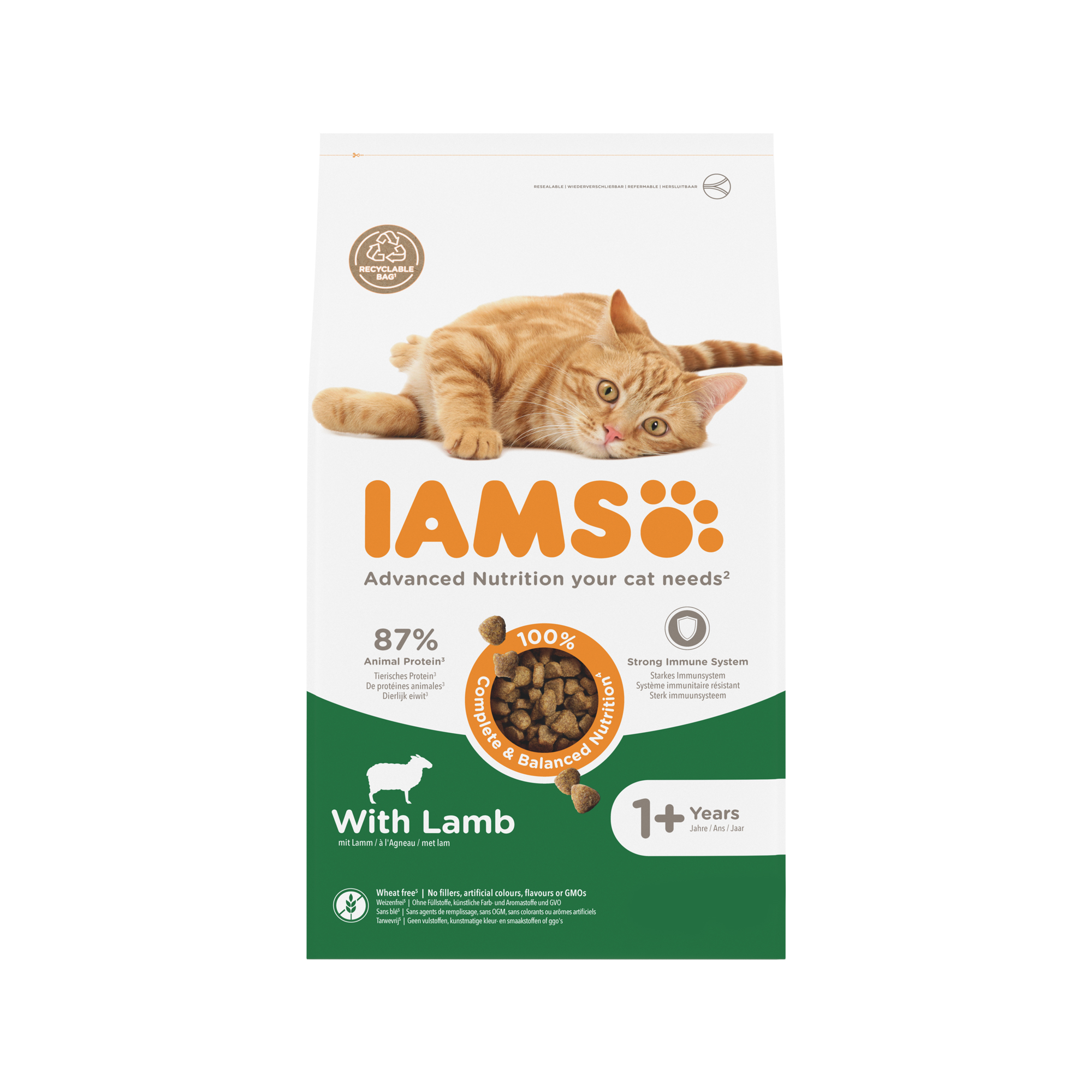 IAMS Adult Cat Lamb & Chicken - 3kg