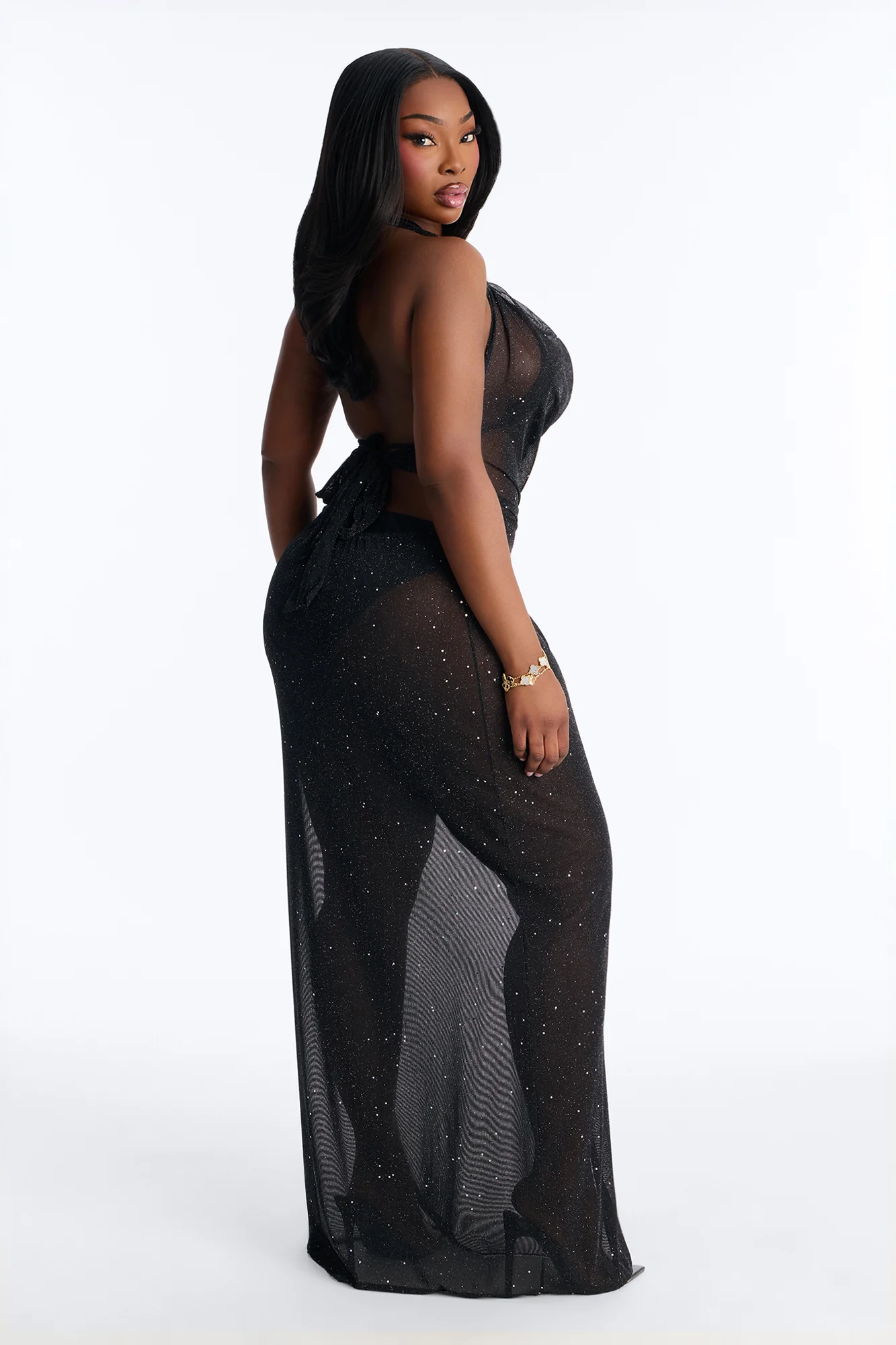 Over The Moon Coverup - Black