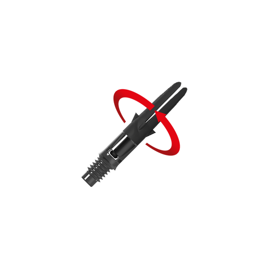 L-L-Style-Shaft Carbon Silent Straight - Black