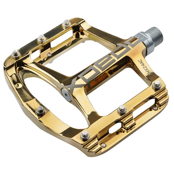 Xpedo Spry+ Flat Pedal - gold slick
