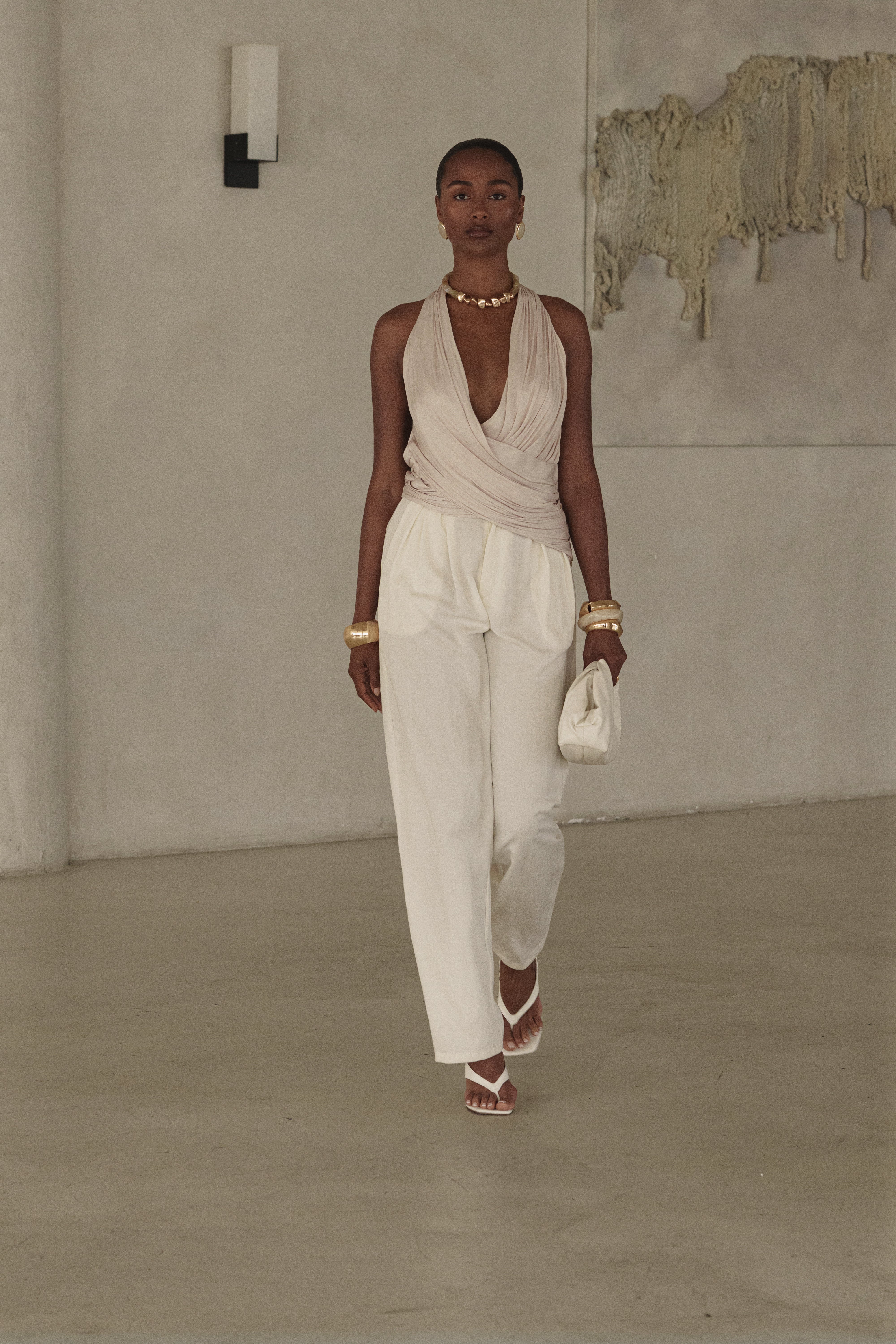Ivory Stay Ready Trouser