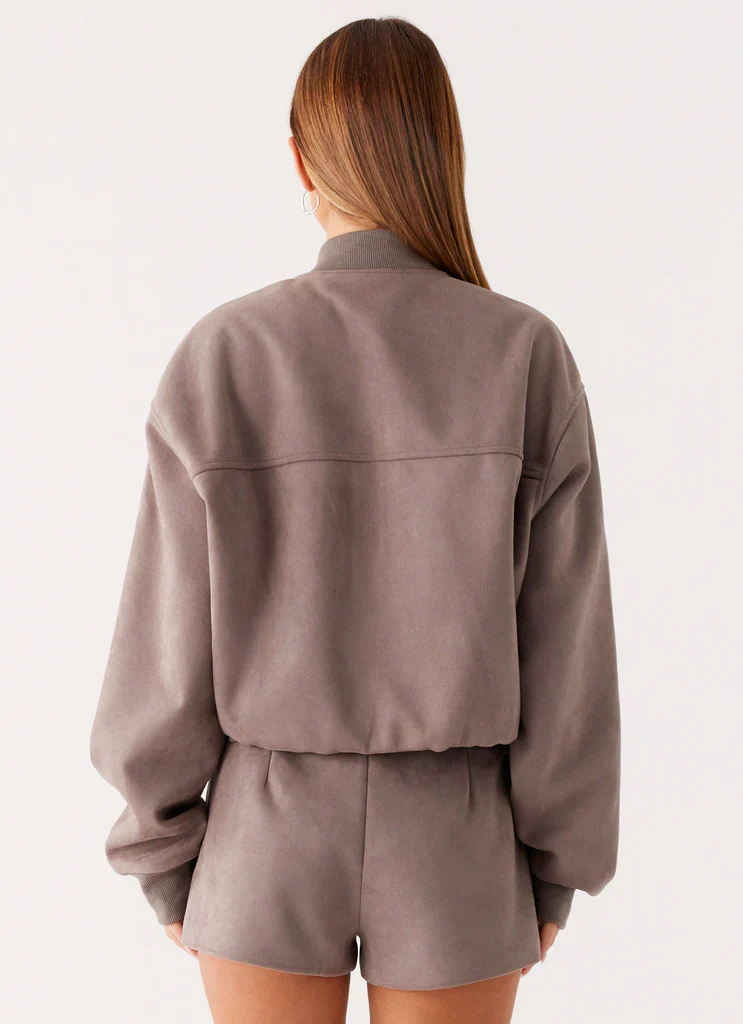 Thats Chill Bomber Jacket - Grey