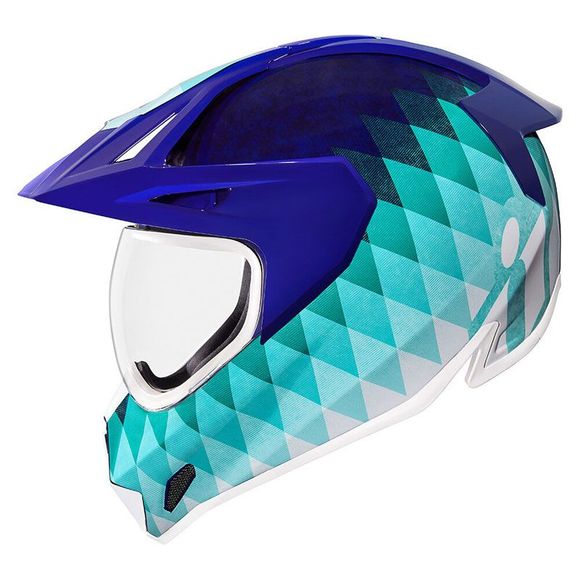 Icon VARIANT PRO Full-Face Helmet - HELLO SUNSHINE - BlueRef: IC0722