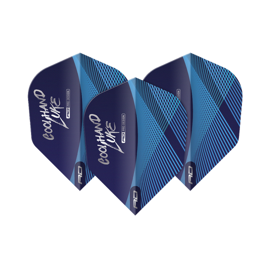 Red Dragon Luke Humphries Coolhand Blue Silver No6 Flights