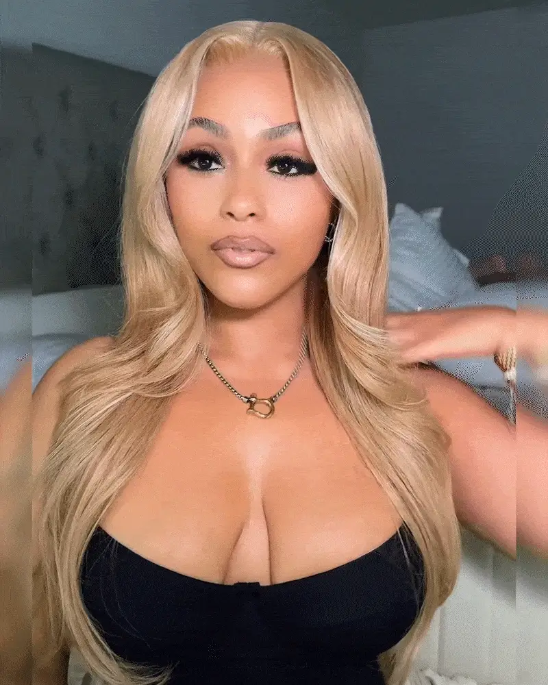 Ophirawig 13x6 Three-Go? Milk Tea Brown Glueless Wig Loose Body Wave With Drawstring 100% Human Hair Wig