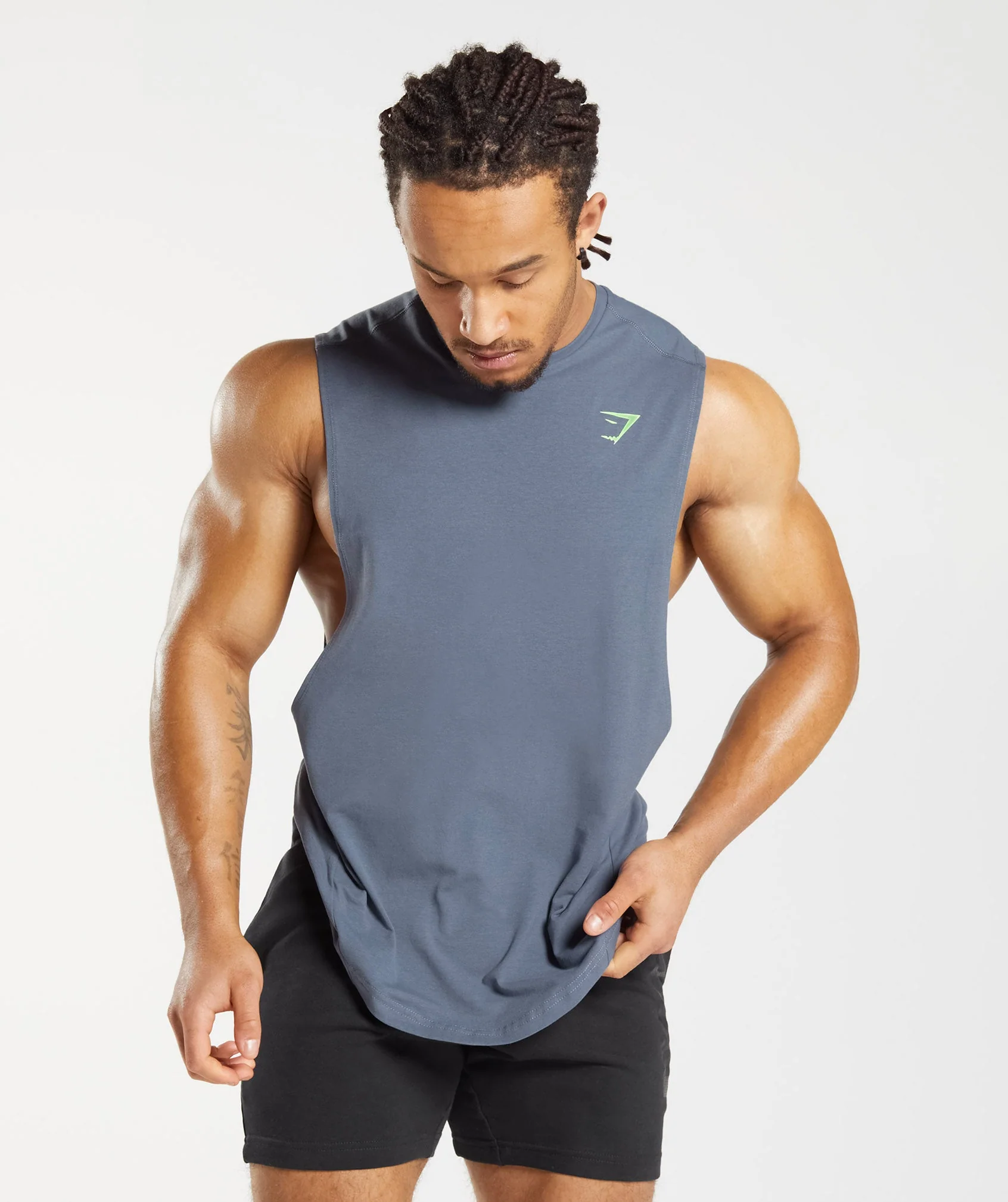 Bold Drop Arm Tank Evening Blue